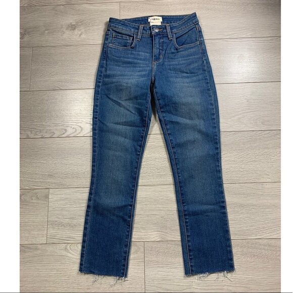 L’AGENCE Tilly Slim Straight Raw Hem Premier Jeans - Picture 3 of 16